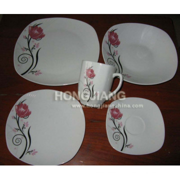 20PCS Dinner Set Square